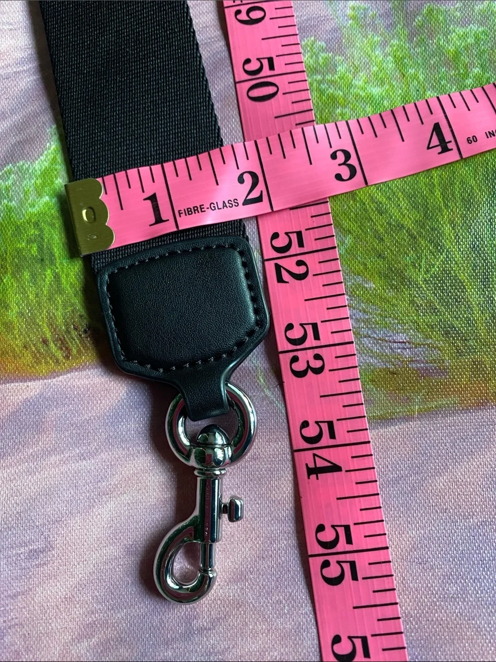 Marc By Marc Jacobs Black Adjustable Strap with Silver Hardware.